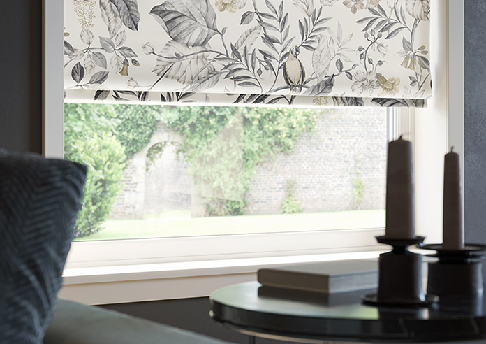 Iquitos, Anthracite - Motorised Roman Blind - Image 5